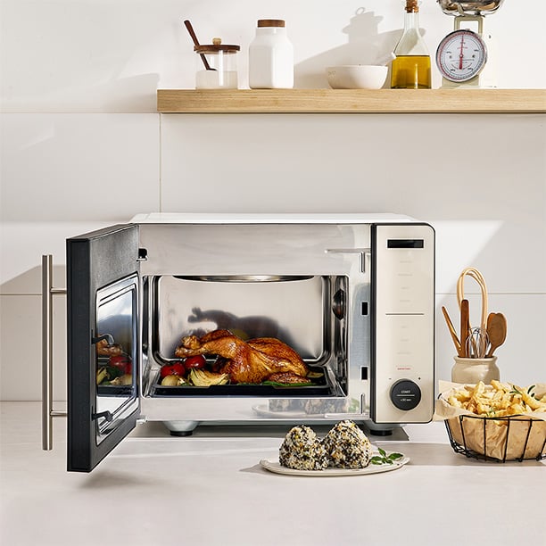 Lò Chiên Không Dầu kết hợp Vi Sóng LocknLock Rangefryer EJF294IVY 22L, , large image number 3